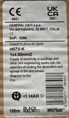 H07v einzeladerleitung - h07v-k,