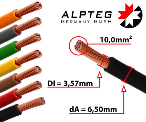 H07v 10mm leitung litze - 10mm²,