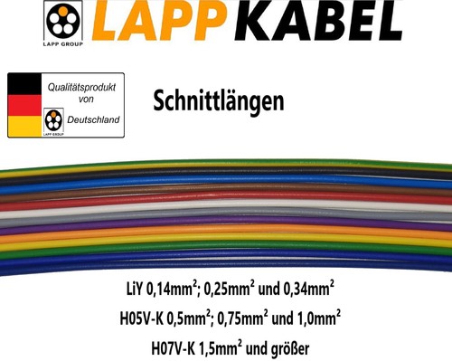Lapp litze schnittlängen - litze,