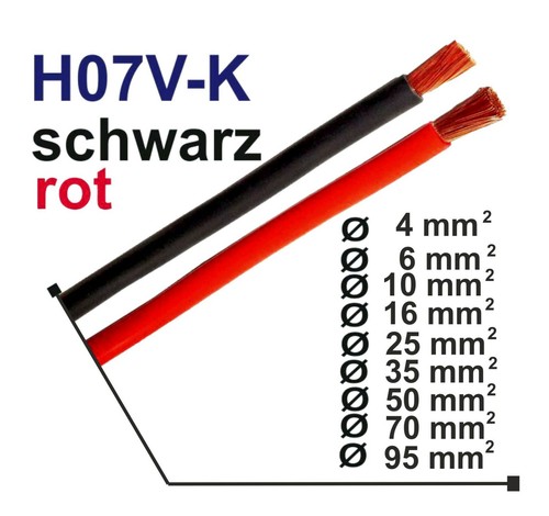 Batteriekabel h07v ø - batteriekabel,