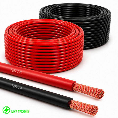 Batteriekabel h07v rot und - batteriekabel, h07v-k