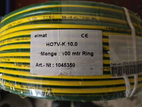 H07v 10mm2 erdungskabel - 10mm2,